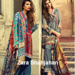 ZARA SHAHJAHAN Silk Winter Collection 2016